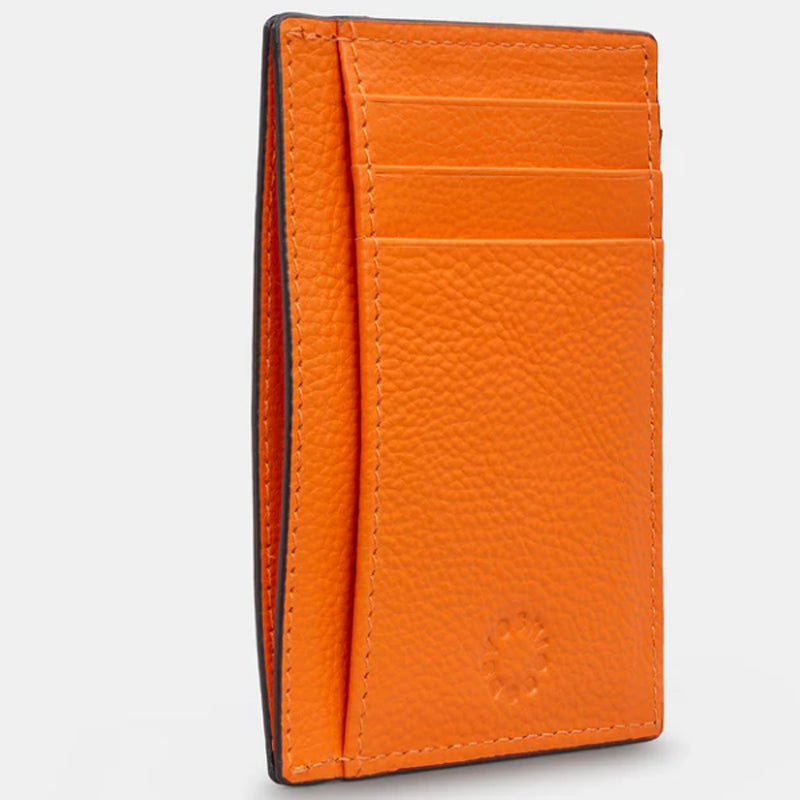 (A5) Yoshi Orange Soft Leather Wallet Card I.D. Pass