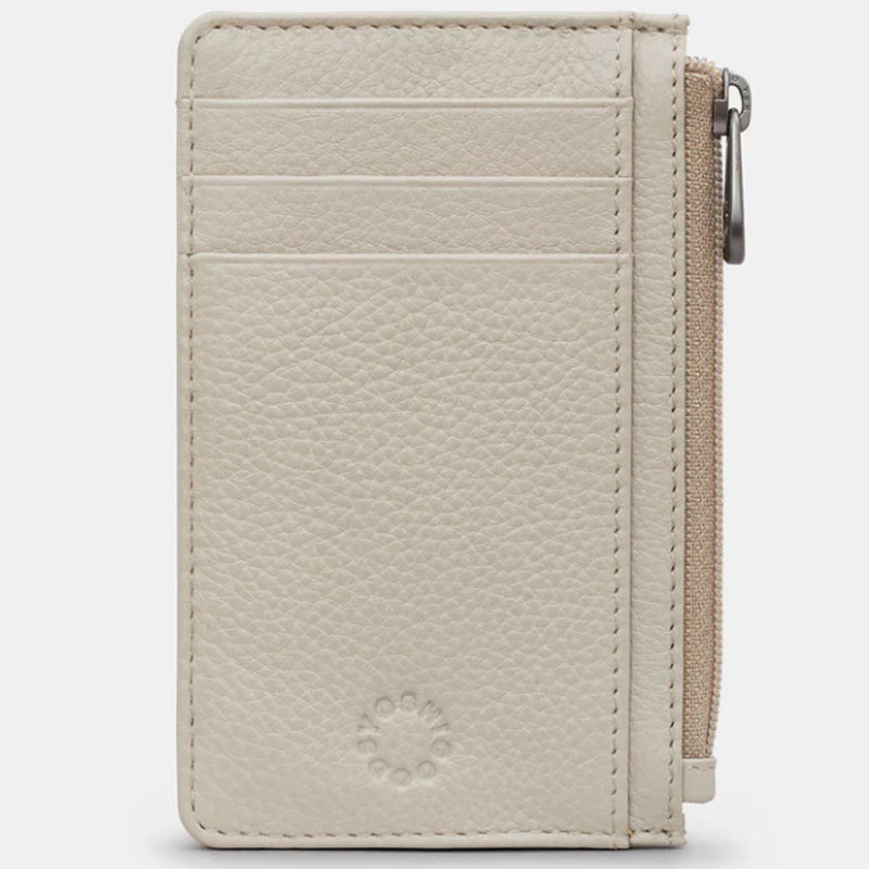 Yoshi (c5) Coin Card Wallet Warm Grey Multi Soft Leather