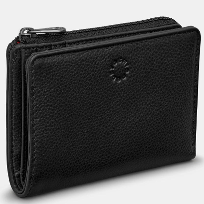 (A2) Yoshi Black Leather Men's Ladies Coin Card Purse Wallet