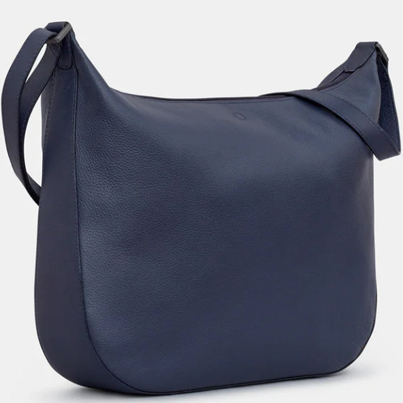 a1 Yoshi Navy Blue Soft Leather Cross Body Bag Shoulder Bag