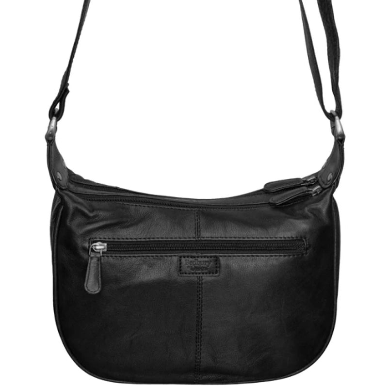 (a1) Bolla Leather Olive Green Crossbody Shoulder Bag