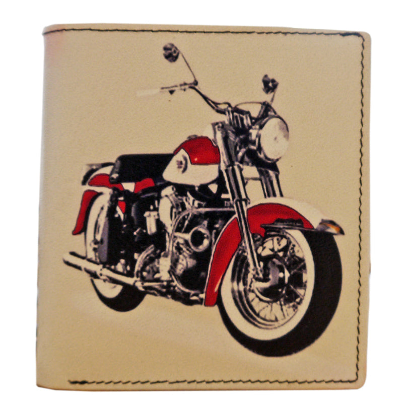 Golunski (1f) Leather Motorbike Coin Section Credit Card Notecase