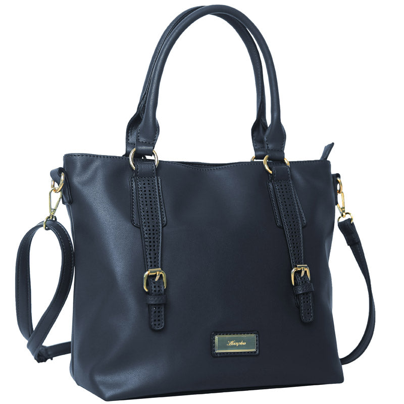 (a1) Hampton By Gionni Navy Blue Grab Bag Crossbody Shoulder Bag