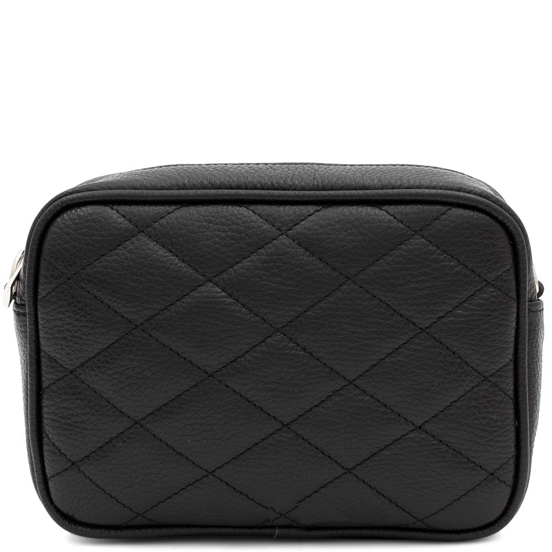 Your Bag Heaven (f2) Black Leather Crossbody Shoulder Bag