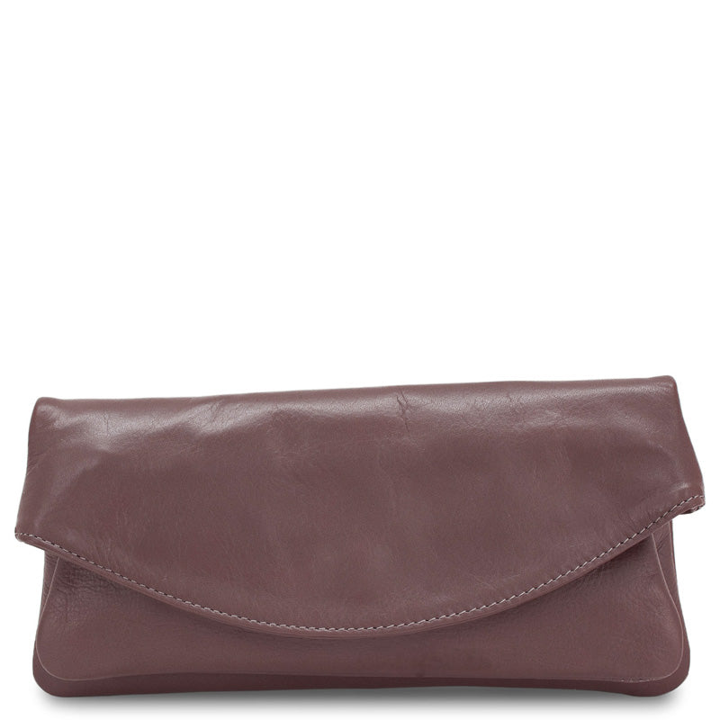 Your Bag Heaven (bc) Chestnut Brown Soft Leather Clutch Bag Crossbody Shoulder Bag