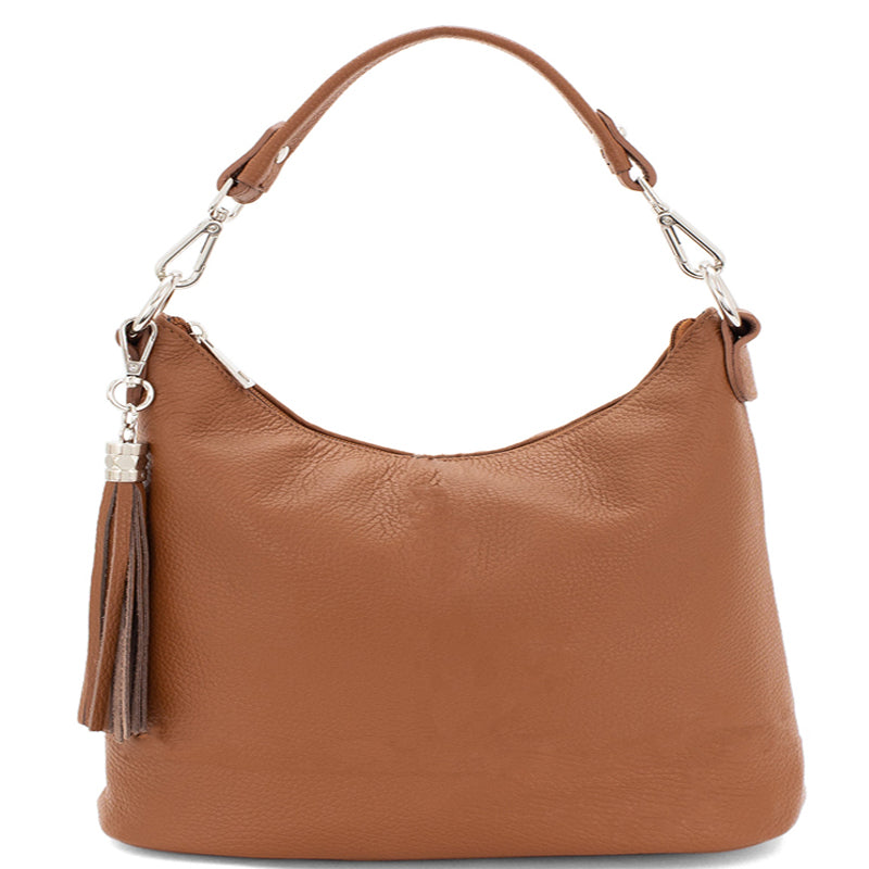 (b7) Your Bag Heaven Tan Soft Leather Crossbody Shoulder Multiway Bag