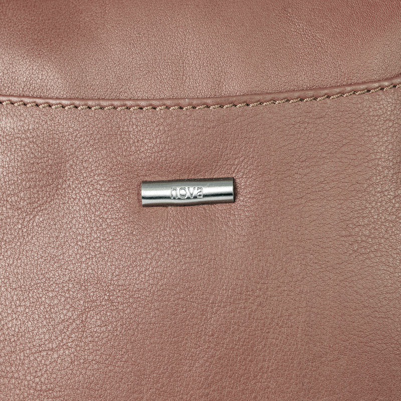 Nova Leathers (a4) Tan Soft Leather Crossbody Shoulder Bag