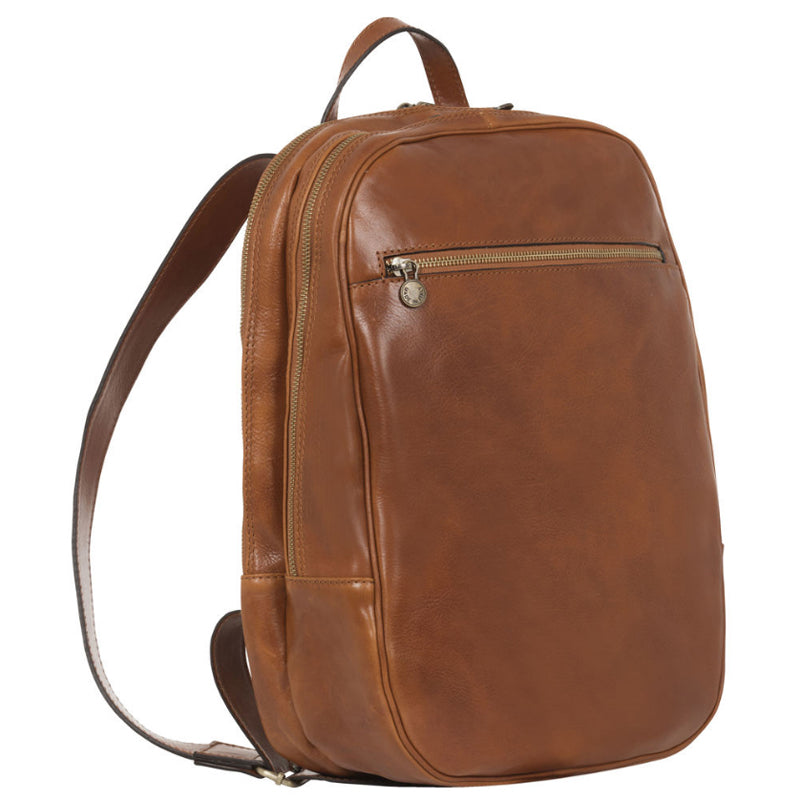 (a4a) Your Bag Heaven Backpack Tan Leather
