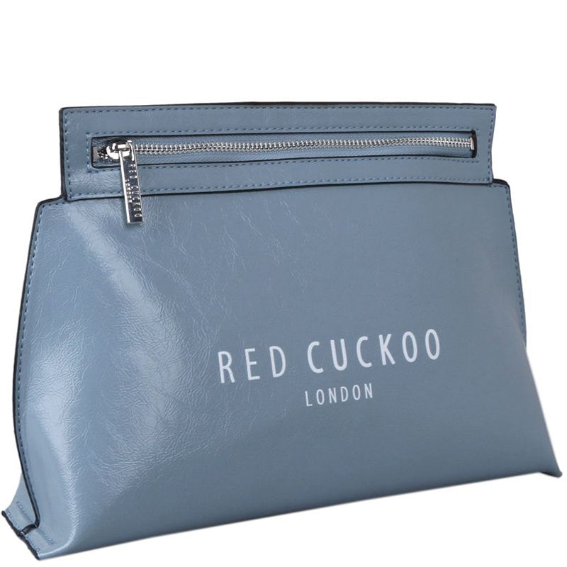 a6 Red Cuckoo Blue Vegan Crossbody Shoulder Bag