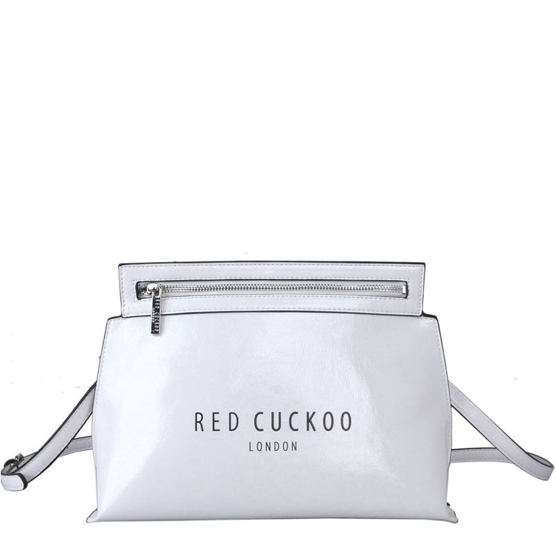 a5 Red Cuckoo White Vegan Crossbody Shoulder Bag