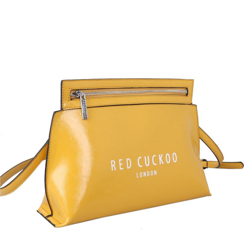 a5 Red Cuckoo Yellow Vegan Crossbody Shoulder Bag