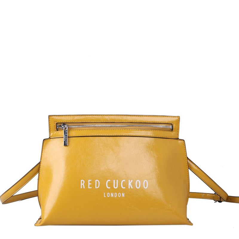 a5 Red Cuckoo Yellow Vegan Crossbody Shoulder Bag