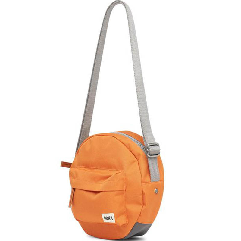 Roka Paddington (XB) Atomic Orange Crossbody Shoulder Bag Vegan Sustainable Product
