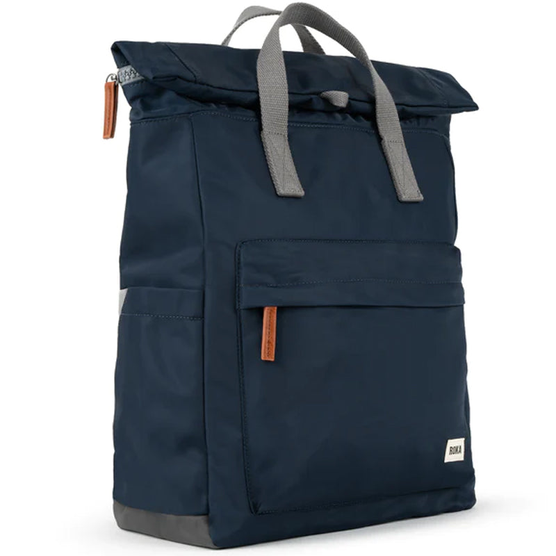 Roka (CanBLS) Midnight Blue Ladies Men's Backpack Vegan Sustainable Product