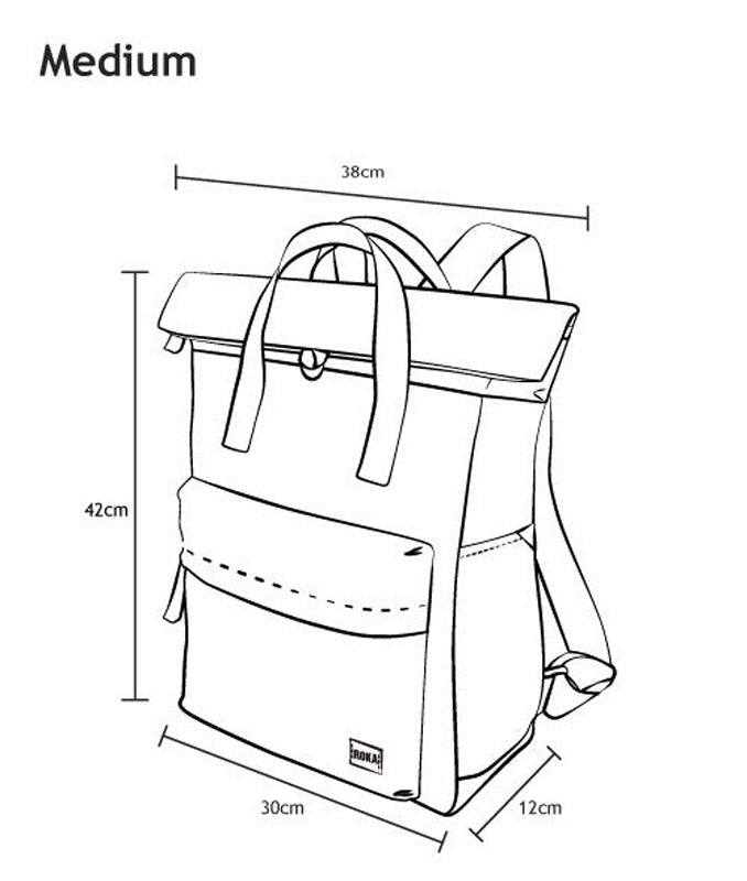 Roka (CanBMS) Teal Ladies Men's Backpack Vegan Sustainable Product