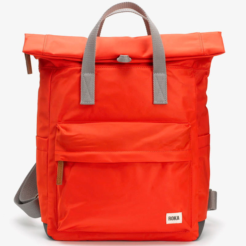 Roka (CanBS) Neon Red Ladies Backpack Men's Backpack Vegan Product