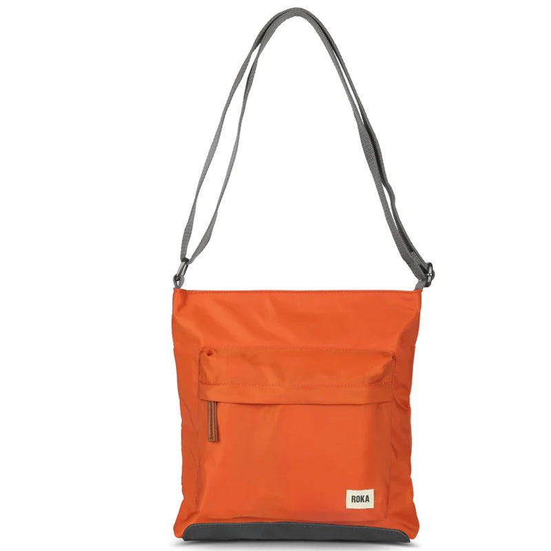 Roka Kennington (XB) Burnt Orange Crossbody Shoulder Bag Vegan Sustanable Product