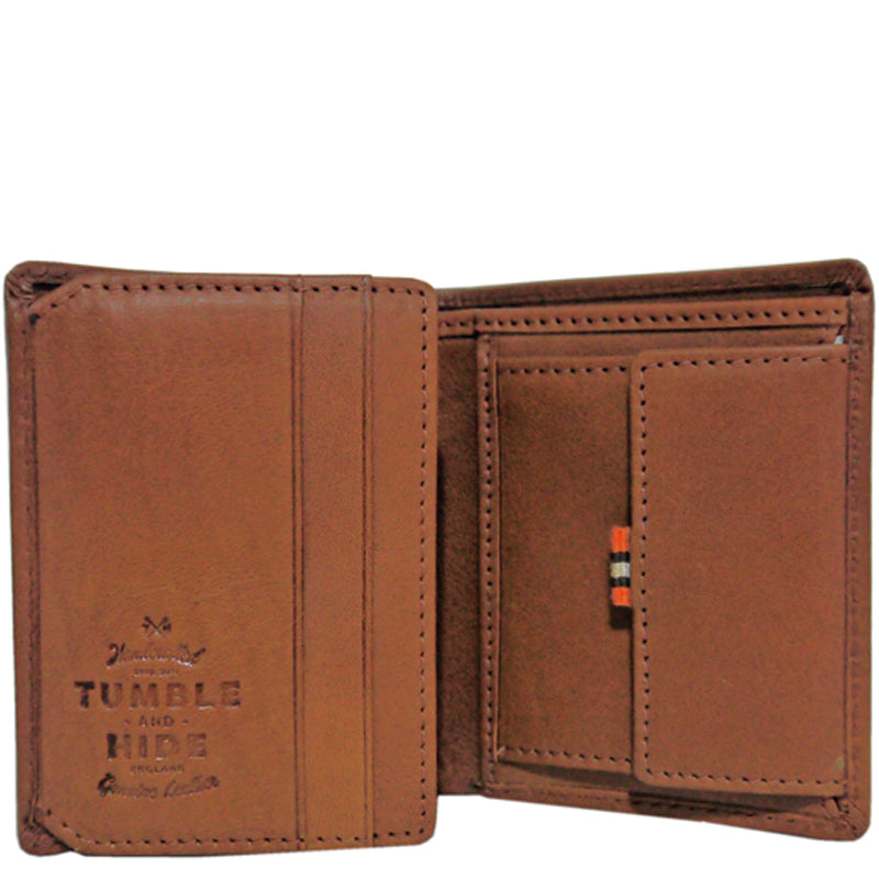Yoshi (c6) T H Tan Leather Men's Coin Purse Wallet