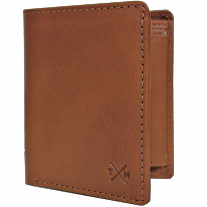 Yoshi (c6) T H Tan Leather Men's Coin Purse Wallet