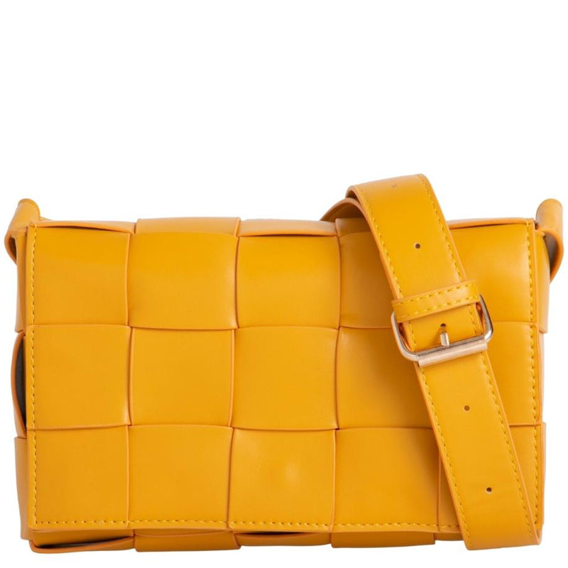 (a) Your Bag Heaven Mustard Shoulder Crossbody Bag