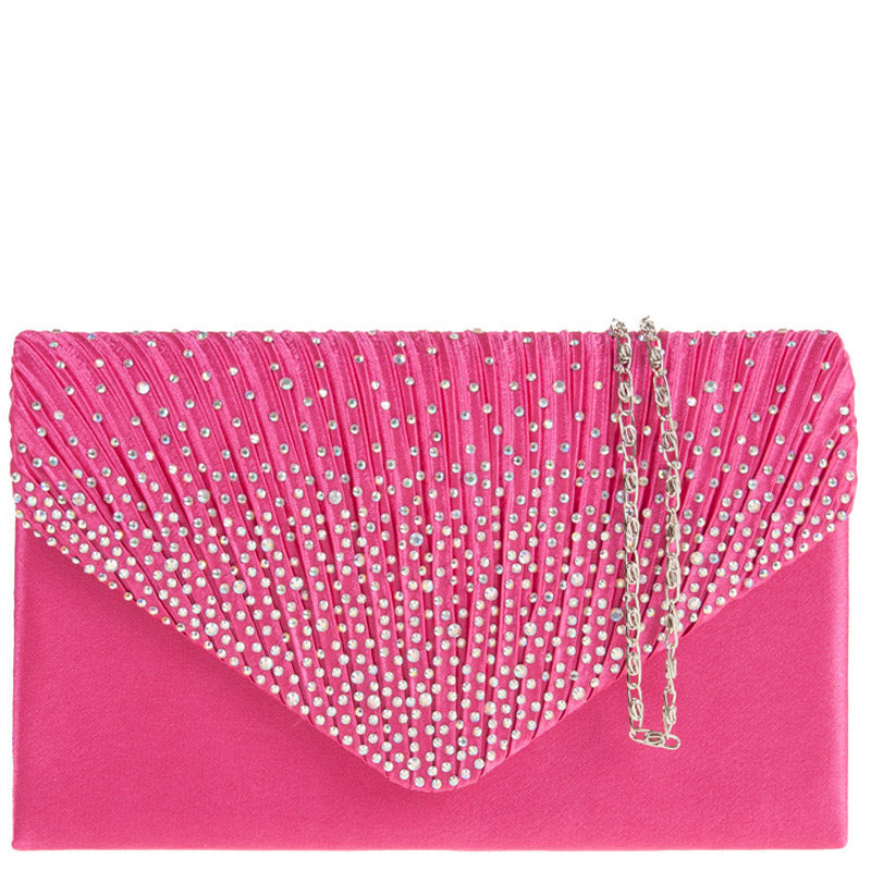 b1 Your Bag Heaven Fuschia Pink Clutch Evening Shoulder Bag