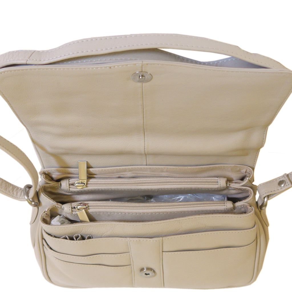 Premium Leather Burgundy Crossbody Shoulder Bag