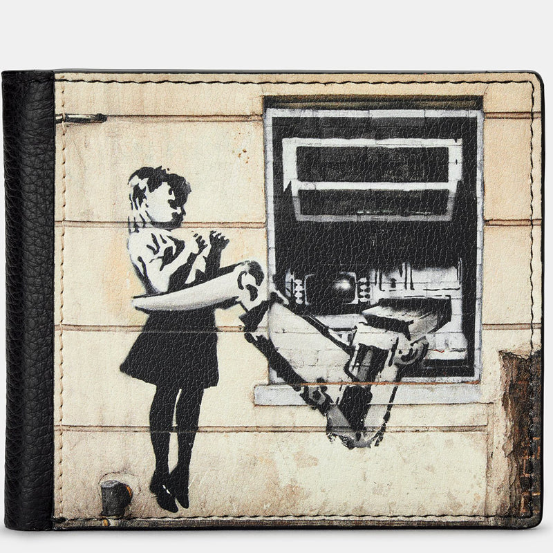 Yoshi (c6) Black Multi Leather Mens Banksy Wallet