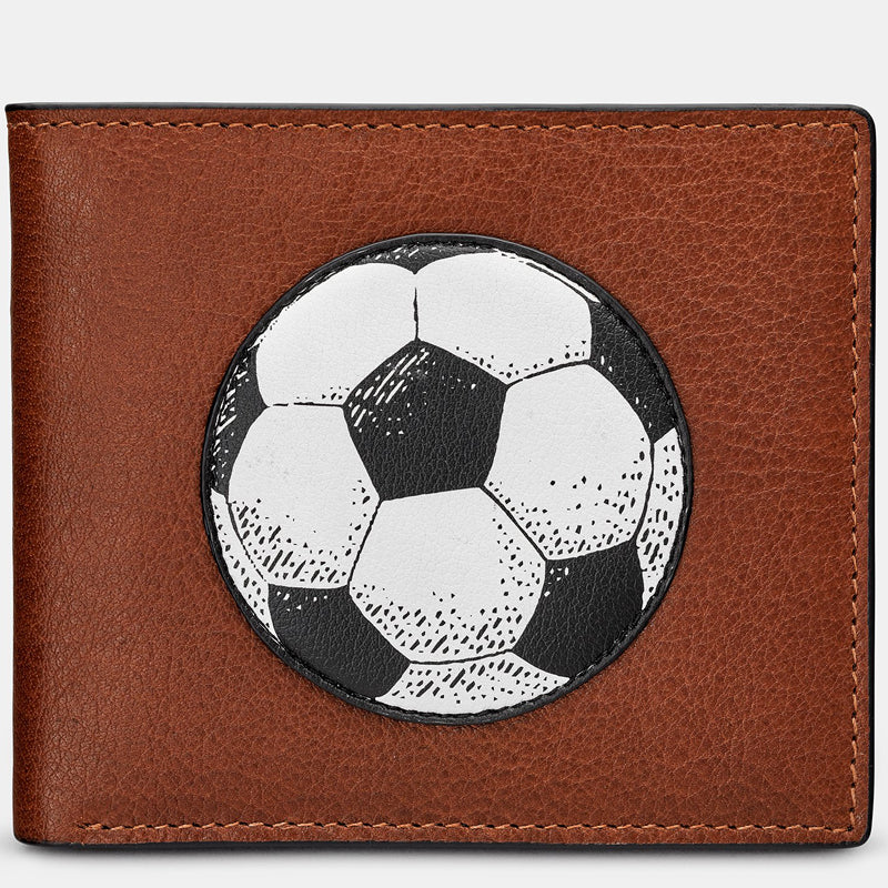 Yoshi (c6) Brown Multi Leather Mens Football Wallet